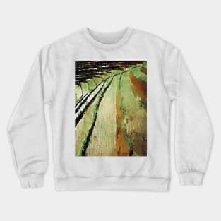 Terrace Paddy Fields watercolor Crewneck Sweatshirt